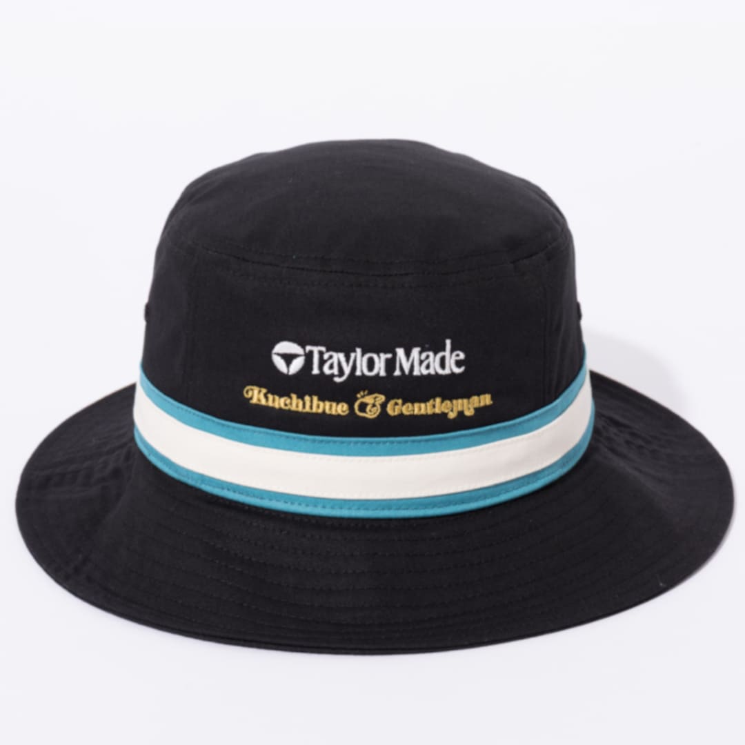 TaylorMade×Kuchibue Golf Gentleman ヘリテージ90’S ハット / ブラック【GO/LOOK!限定販売】