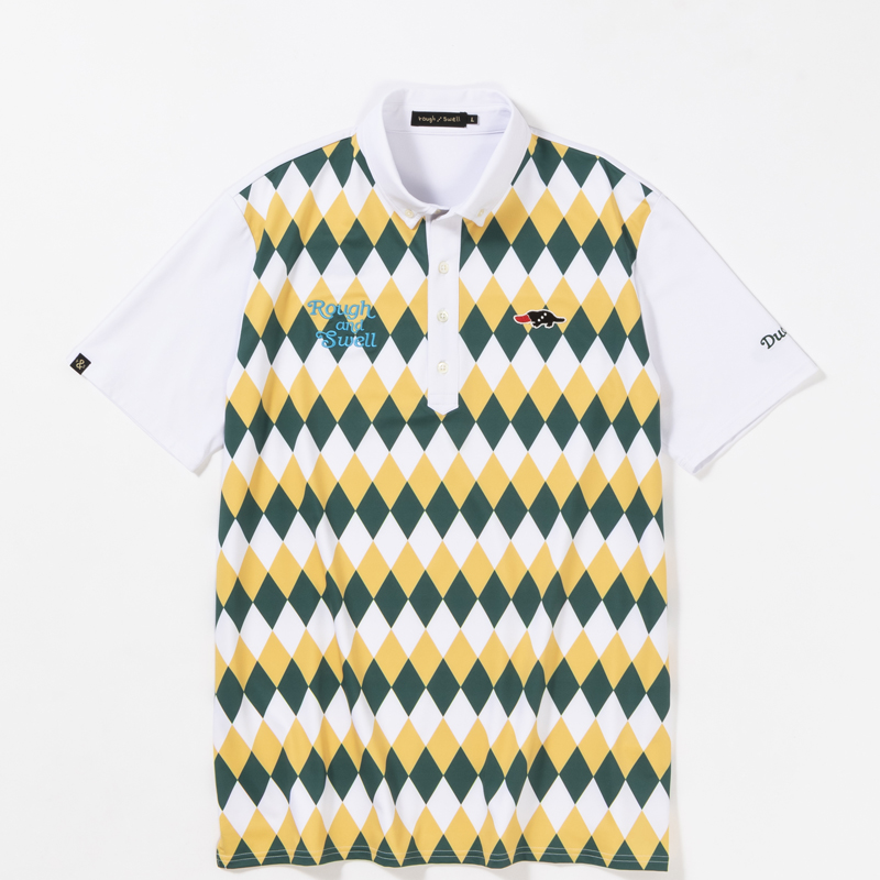 rough & swell HARLEQUIN POLO グリーン