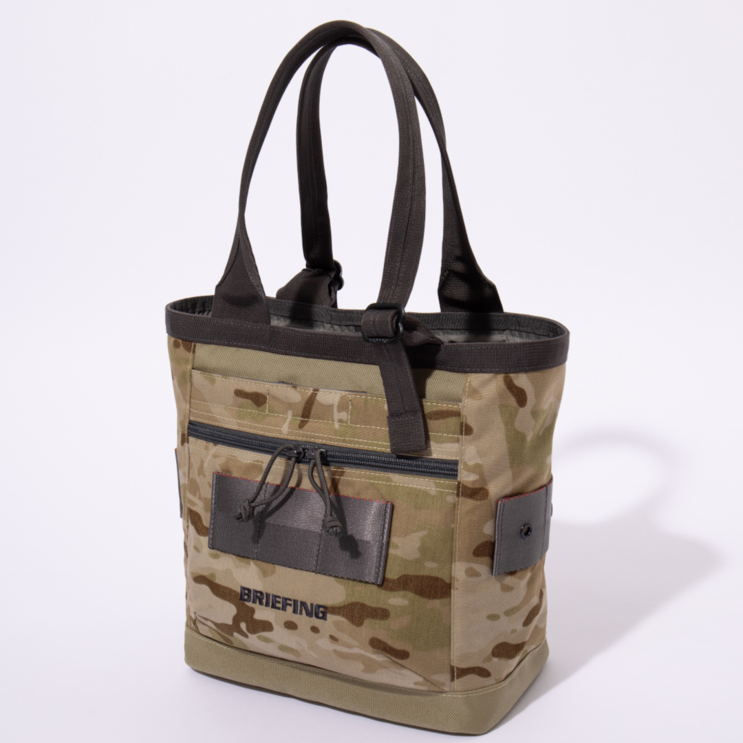 BRIEFING CART TOTE TALL CAMO COMBI / ARID×TAN（ベージュ系）