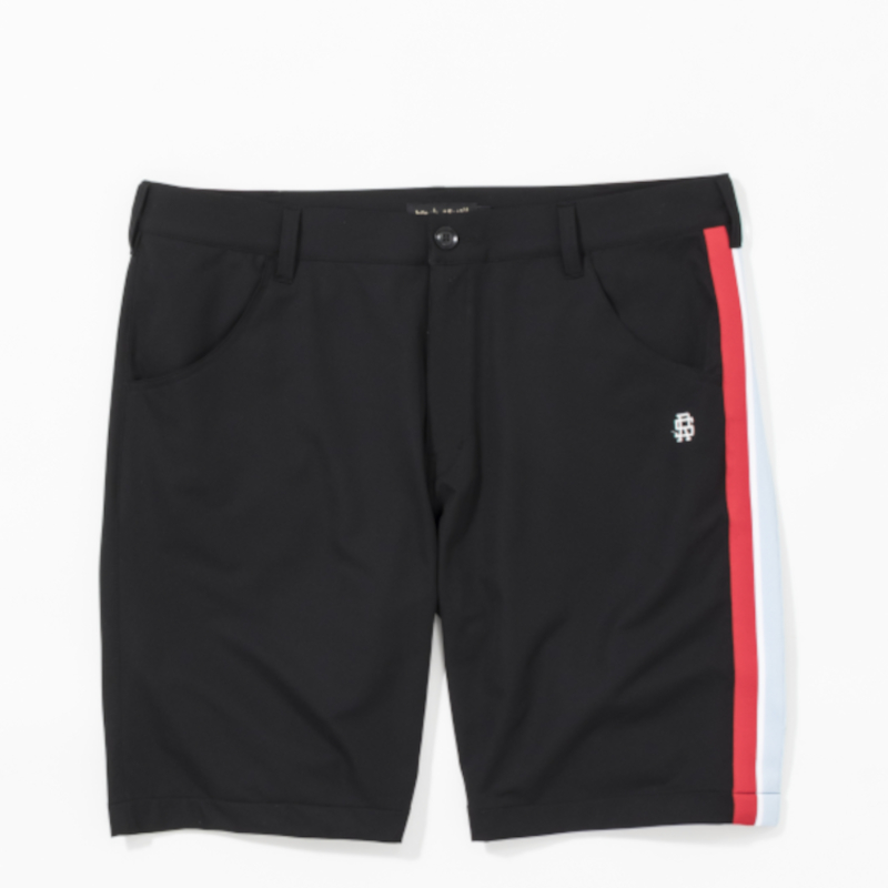 rough & swell SIDE LINE SHORTS  ブラック