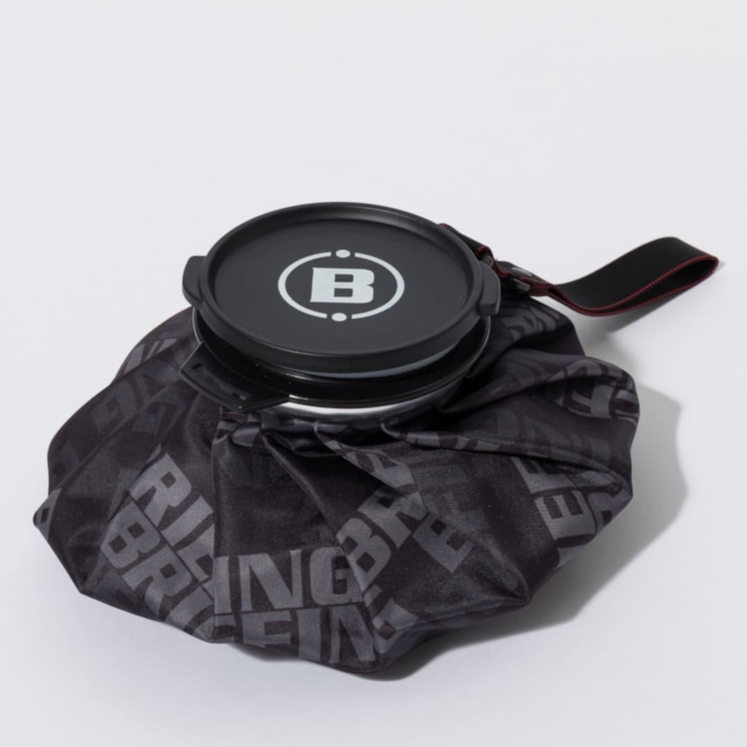 BRIEFING SHADOW LOGO JQ ICE PACK シャドウロゴ ジャカード アイスパック / BLACK