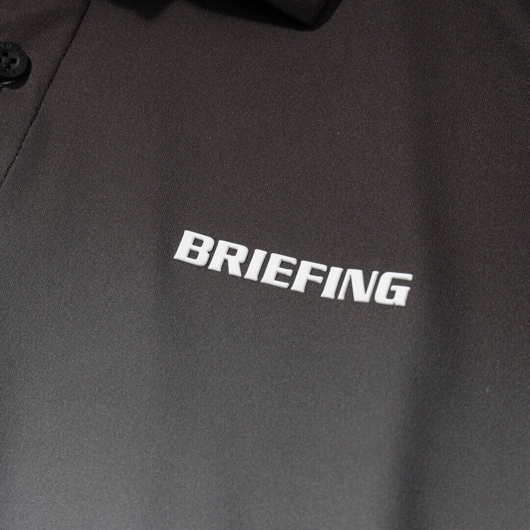 BRIEFING MENS GRADATION SHIRT BLACK バック全体