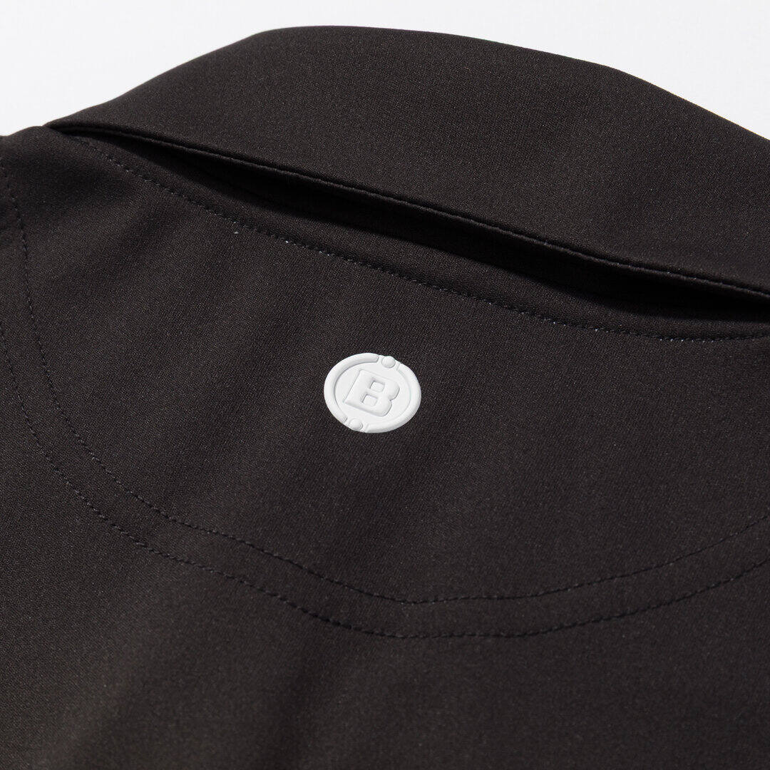 BRIEFING MENS GRADATION SHIRT BLACK 背面Bロゴ