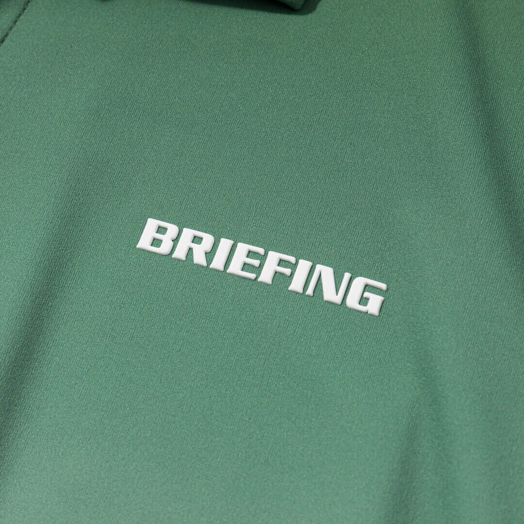 BRIEFING MENS GRADATION SHIRT GREEN バック全体