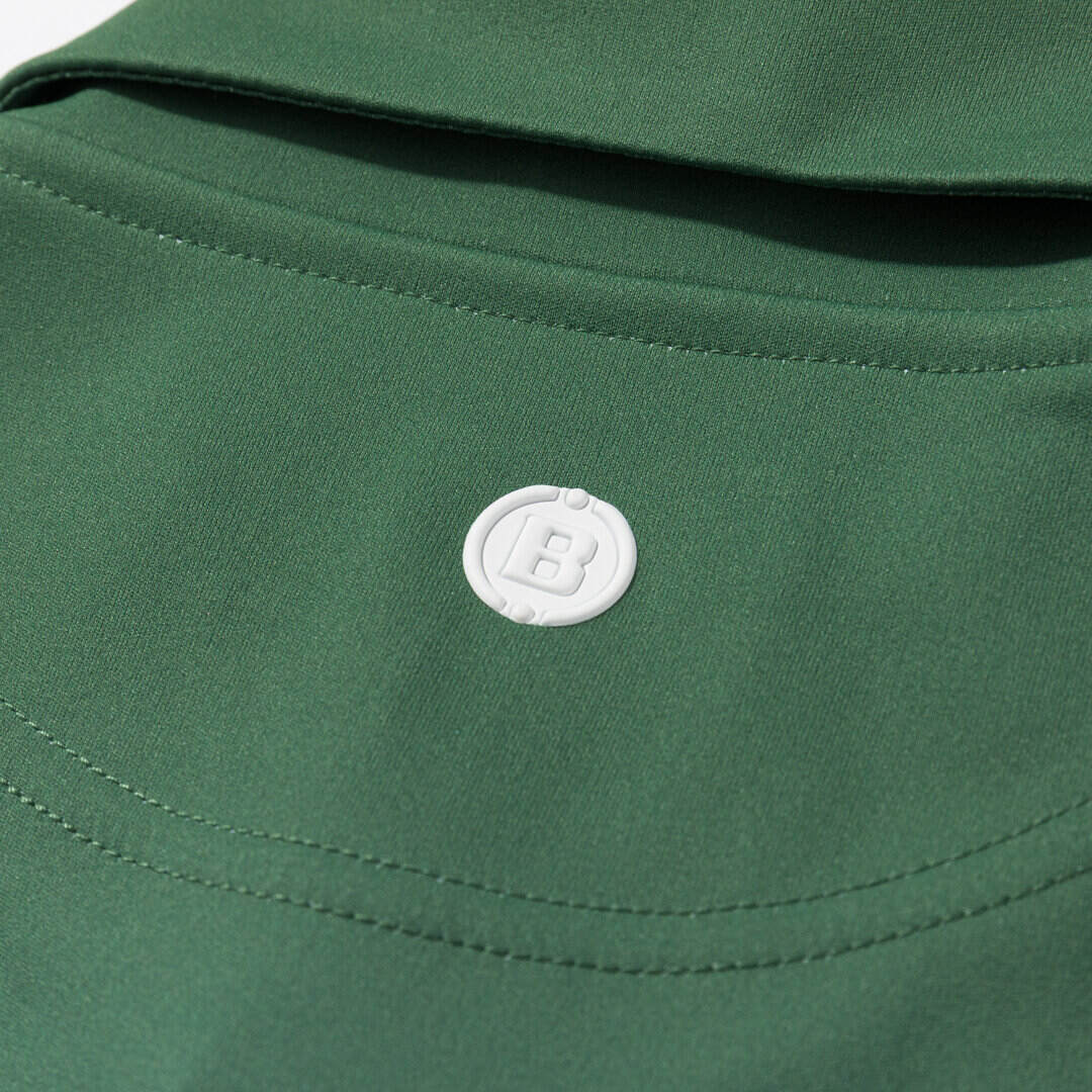 BRIEFING MENS GRADATION SHIRT GREEN 背面Bロゴ