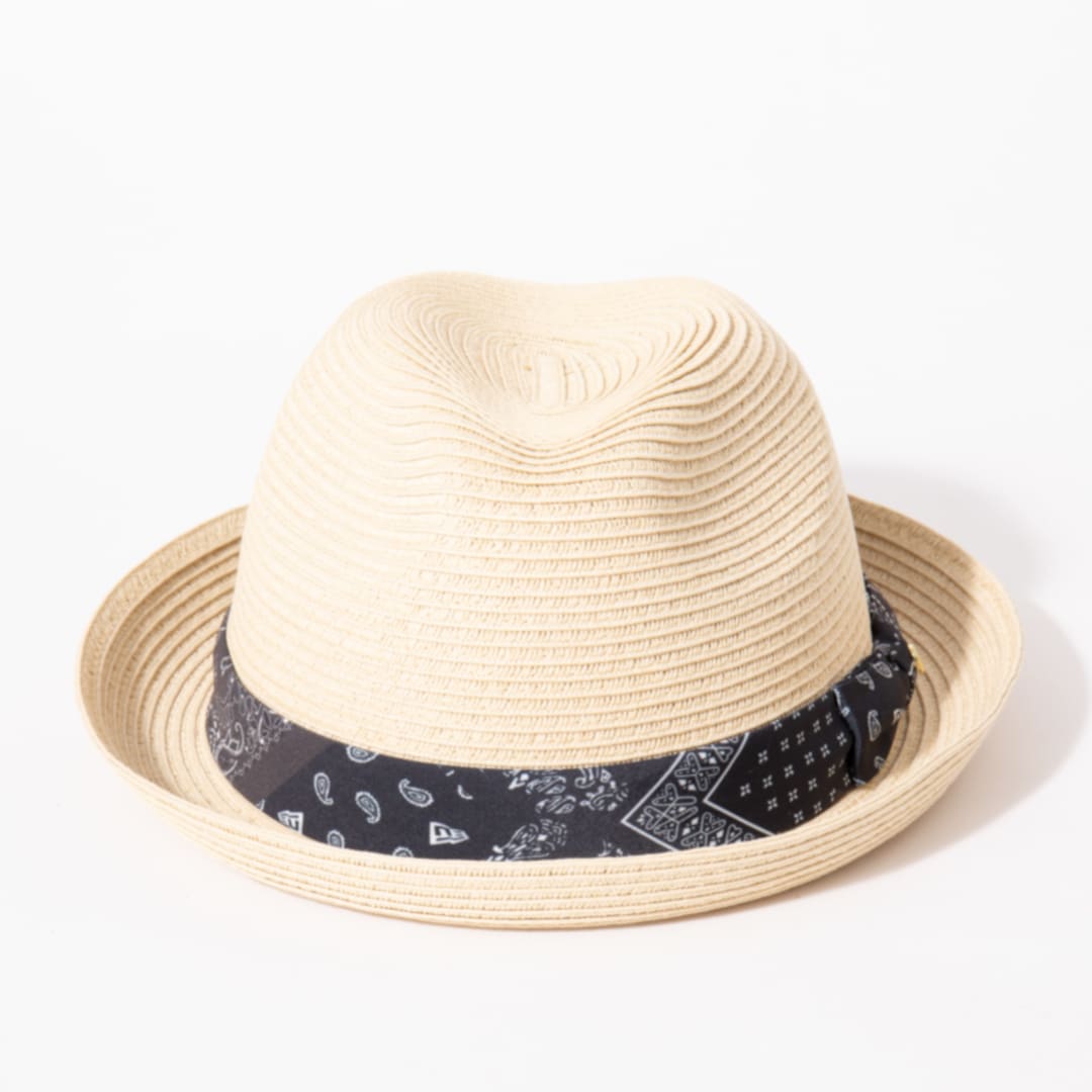 NEWERA トリルビー ブラックペイズリーテープ  □ ナチュラル