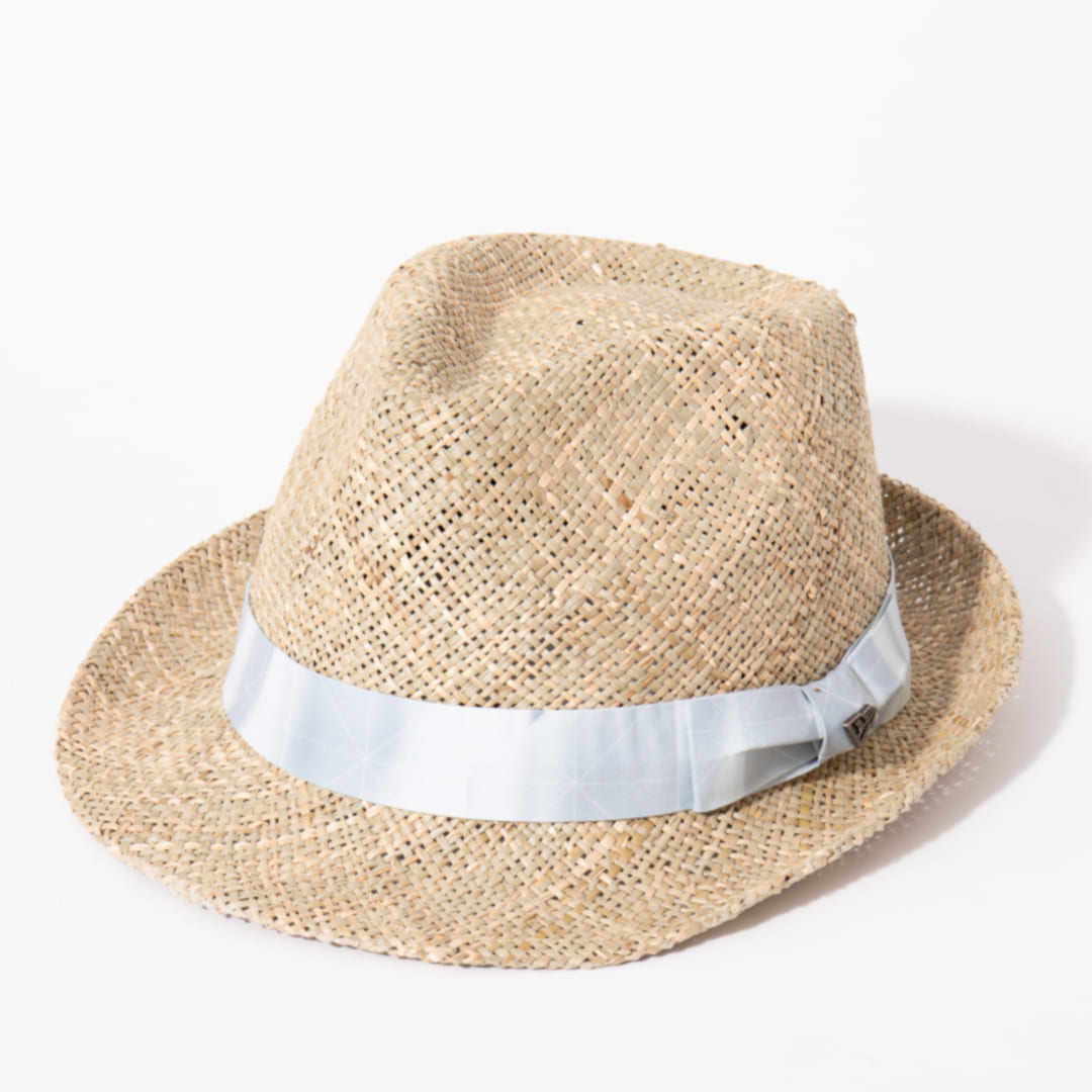 NEWERA トリルビー Seagrass ナチュラル □ ホワイトテープ