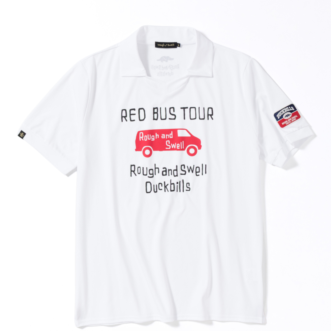 rough & swell RED BUS スキッパー ホワイト