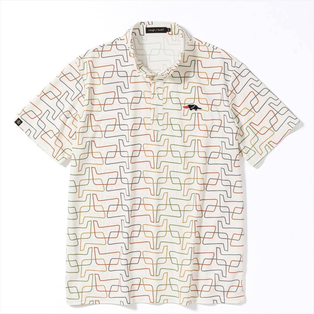 rough & swell IRONS POLO アイボリー