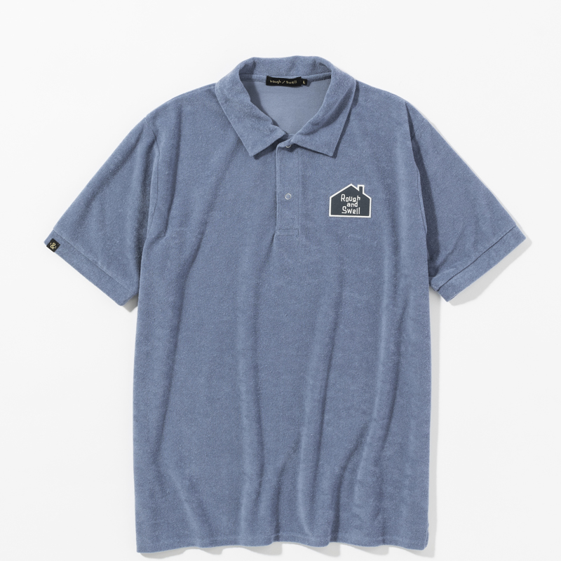 rough & swell FACTORY POLO ブルーグレー