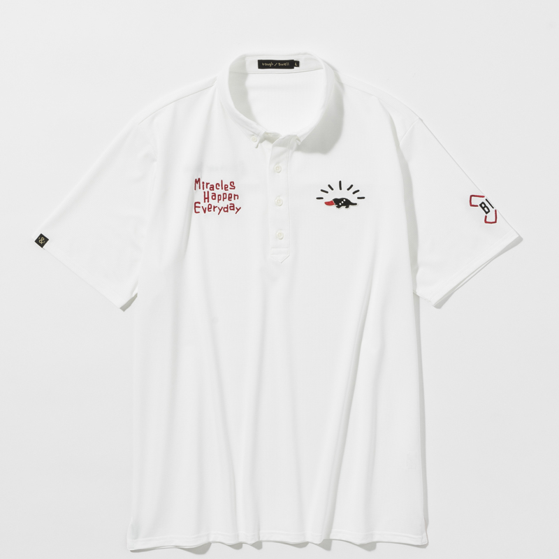 rough & swell MIRACLE POLO ホワイト