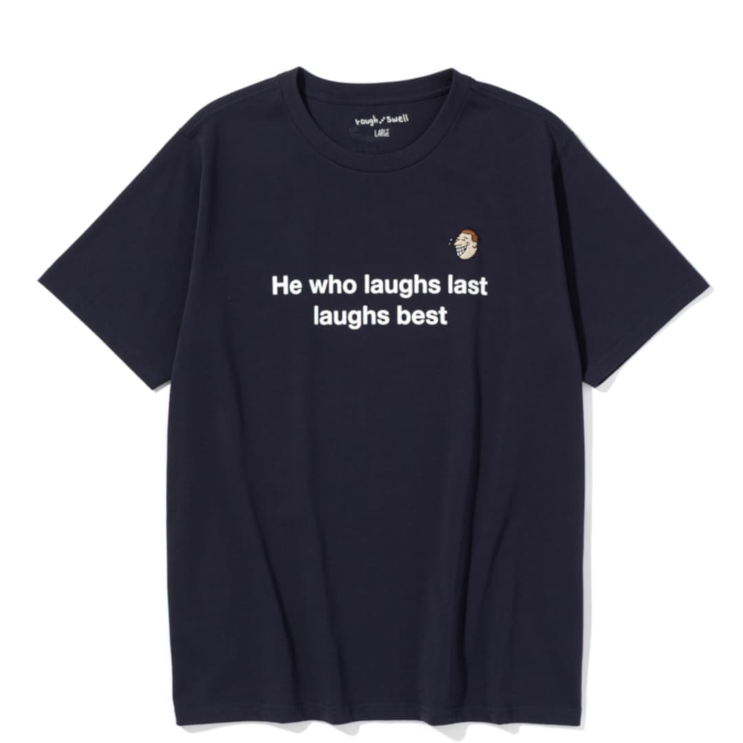 rough & swell LAUGHS TEE ネイビー