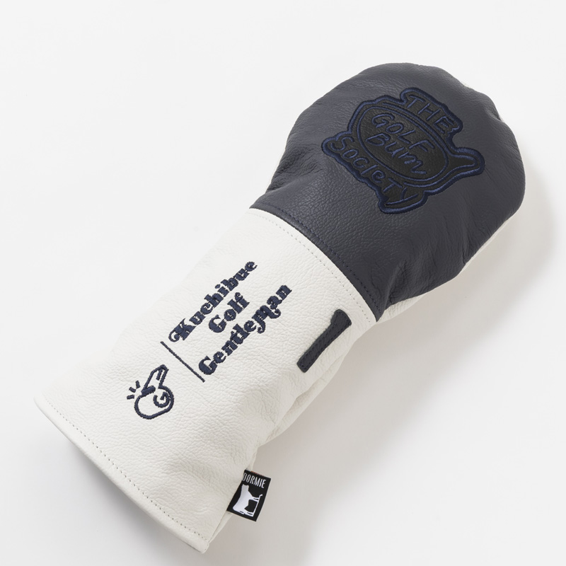 【GO/LOOK!限定販売】DORMIE WORKSHOP×Kuchibue Golf Gentleman コラボヘッドカバー ドライバー用 ネイビー