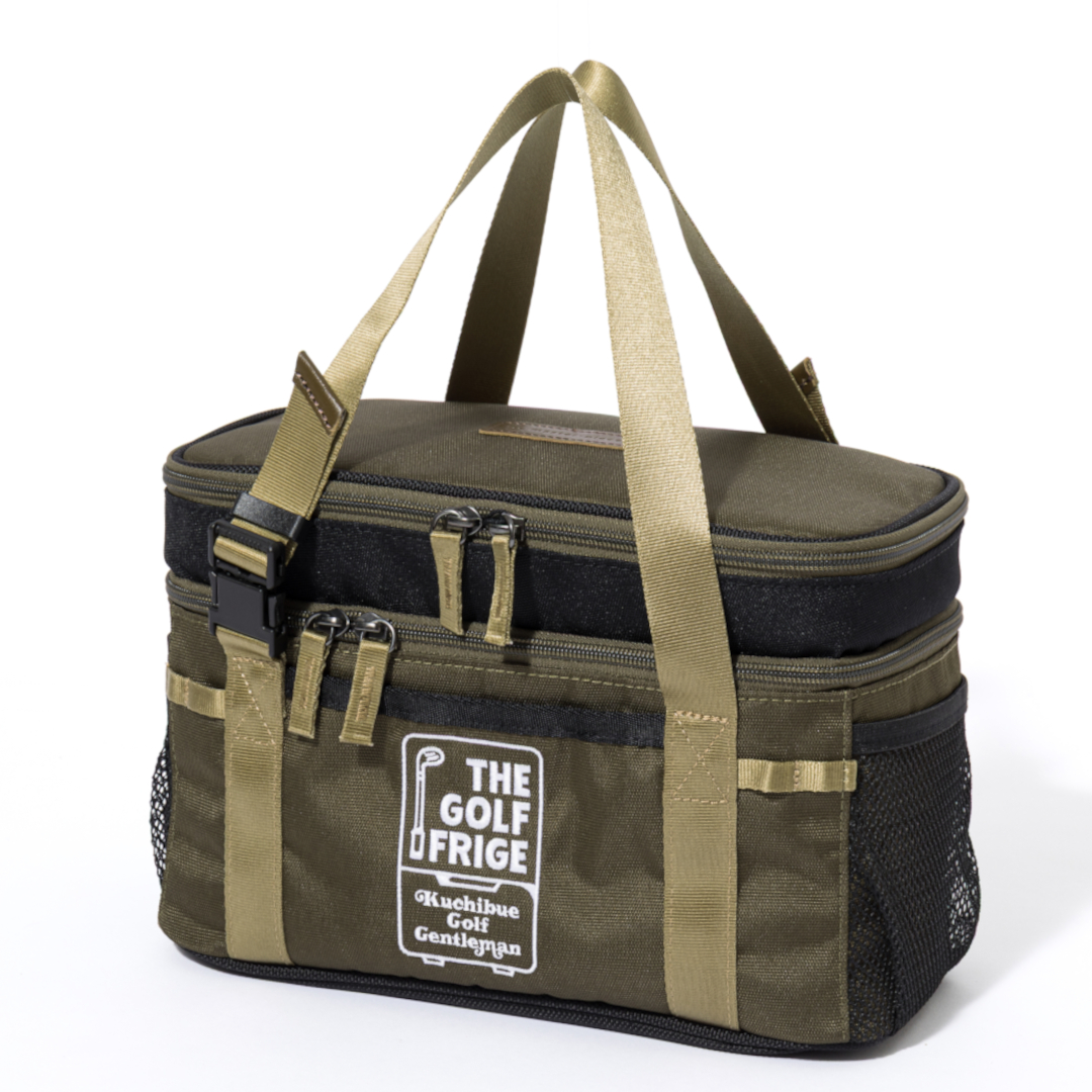 Kuchibue Golf Gentleman×Master-piece クーラーカートバッグ □ オリーブ【GO/LOOK!限定販売】