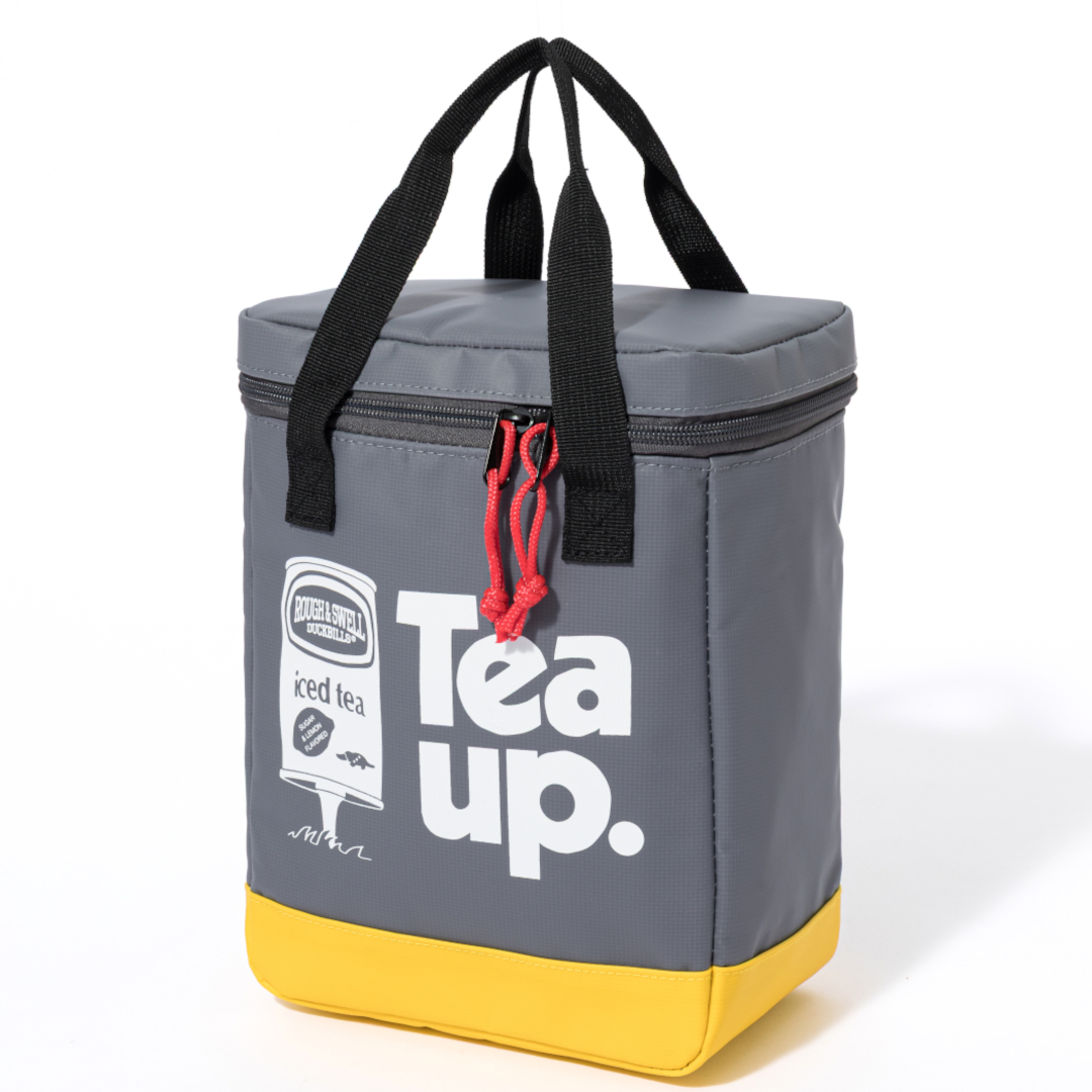 rough & swell TEA UP COOLER BAG グレー