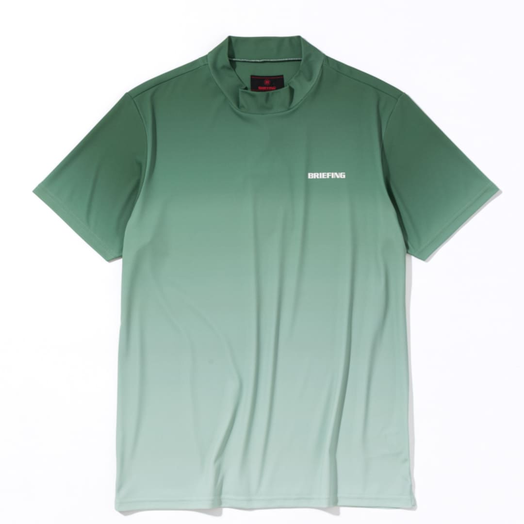 BRIEFING MENS GRADATION HIGHNECK グラデーションハイネック GREEN