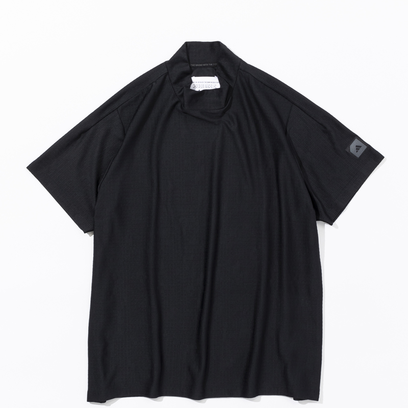 adidas ADICROSS ベーシックモックネック半袖シャツ ブラック
