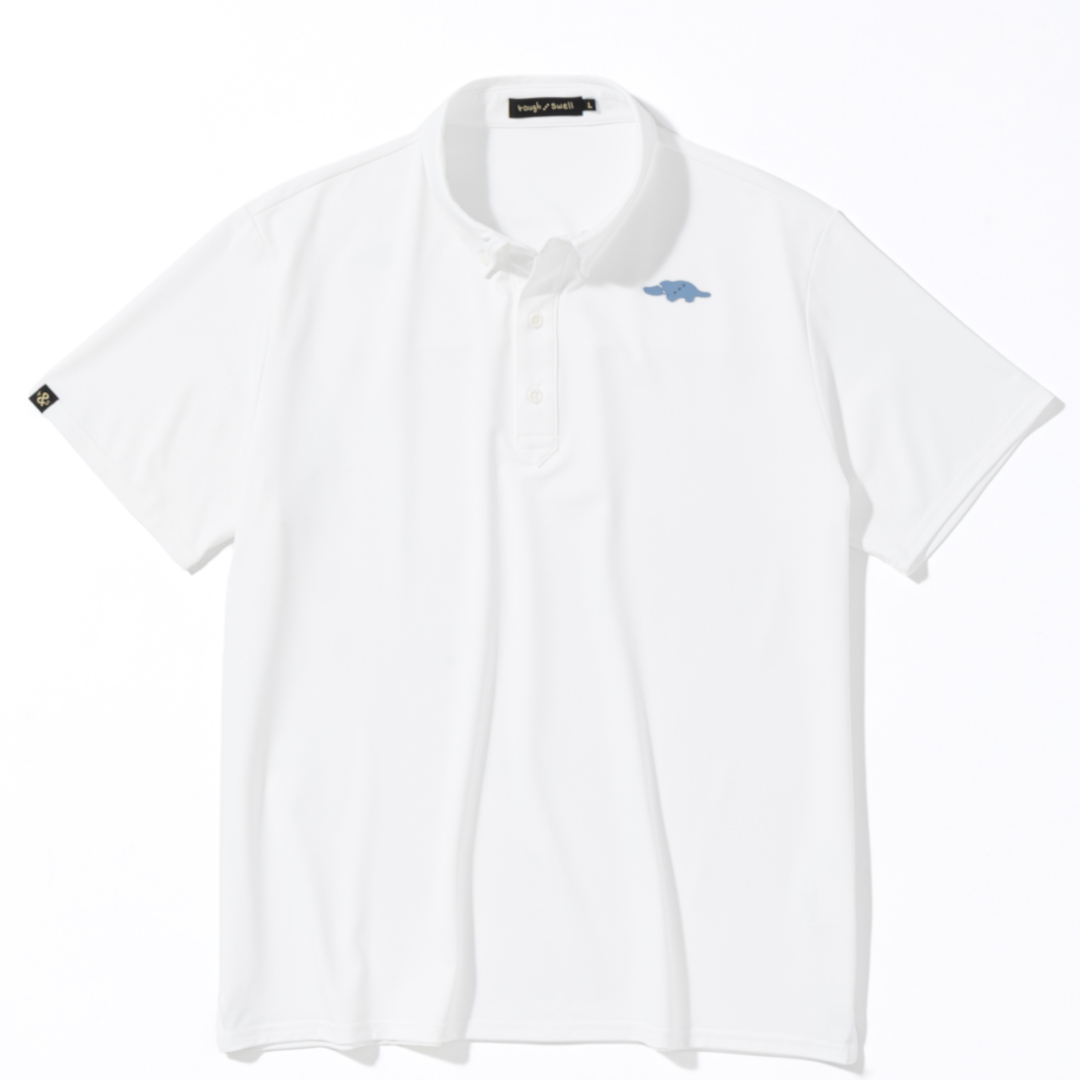 rough & swell SOLID TOUR POLO 2  ホワイト