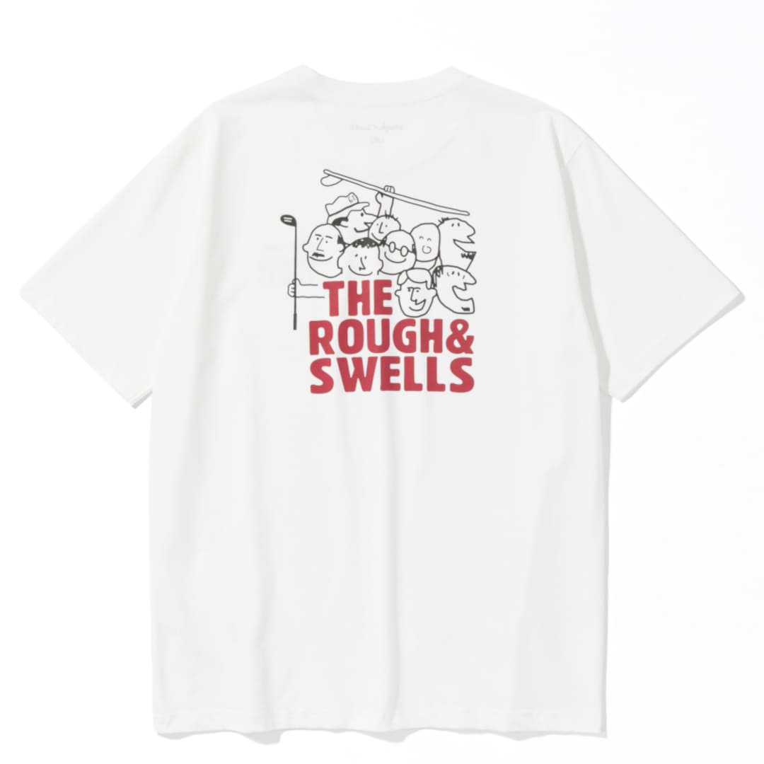 rough & swell TRIBE TEE ホワイト