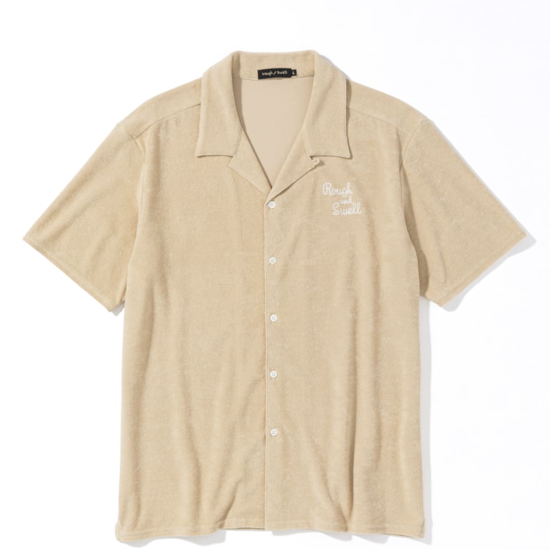 rough & swell MALIBU OPEN SHIRTS ベージュ