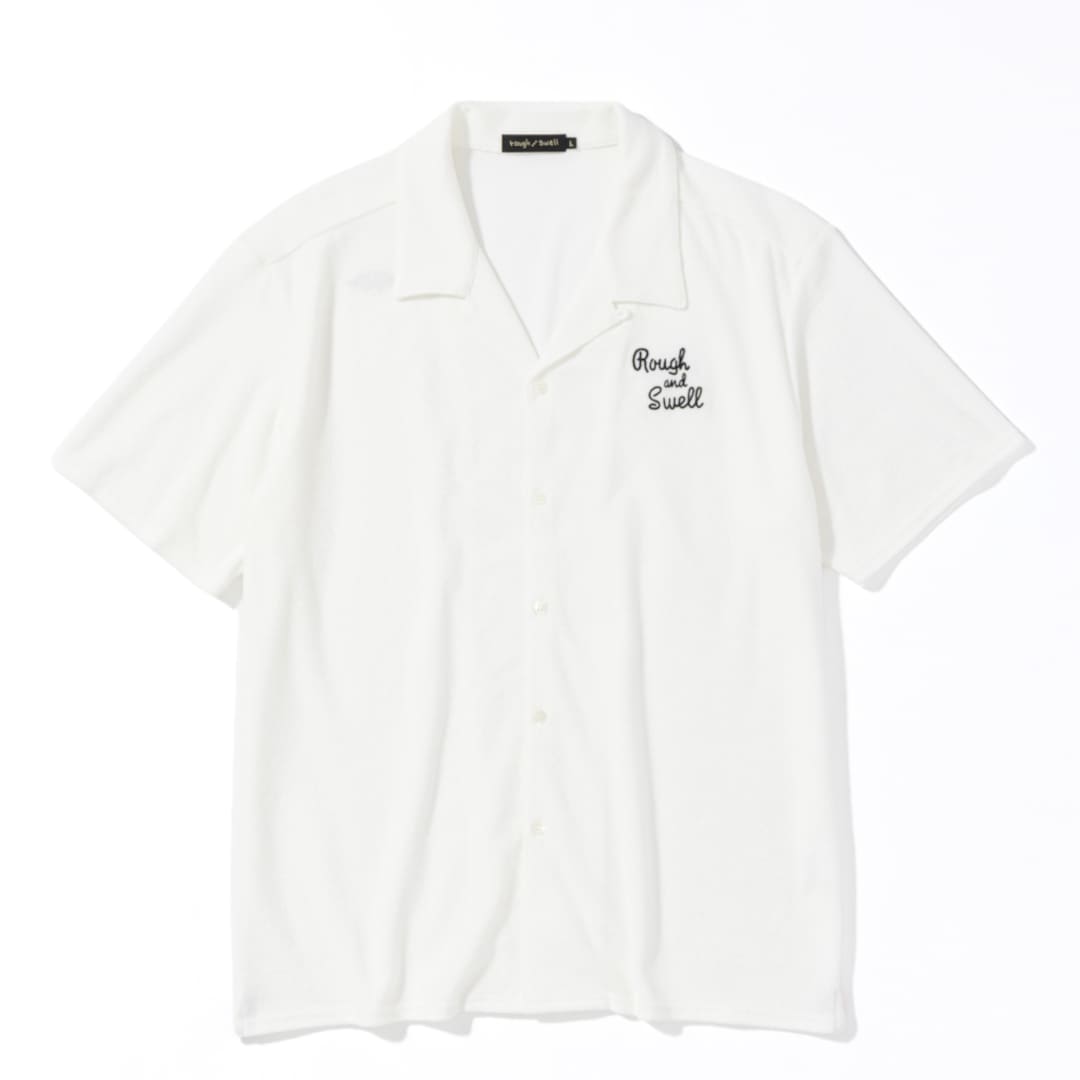 rough & swell MALIBU OPEN SHIRTS ホワイト