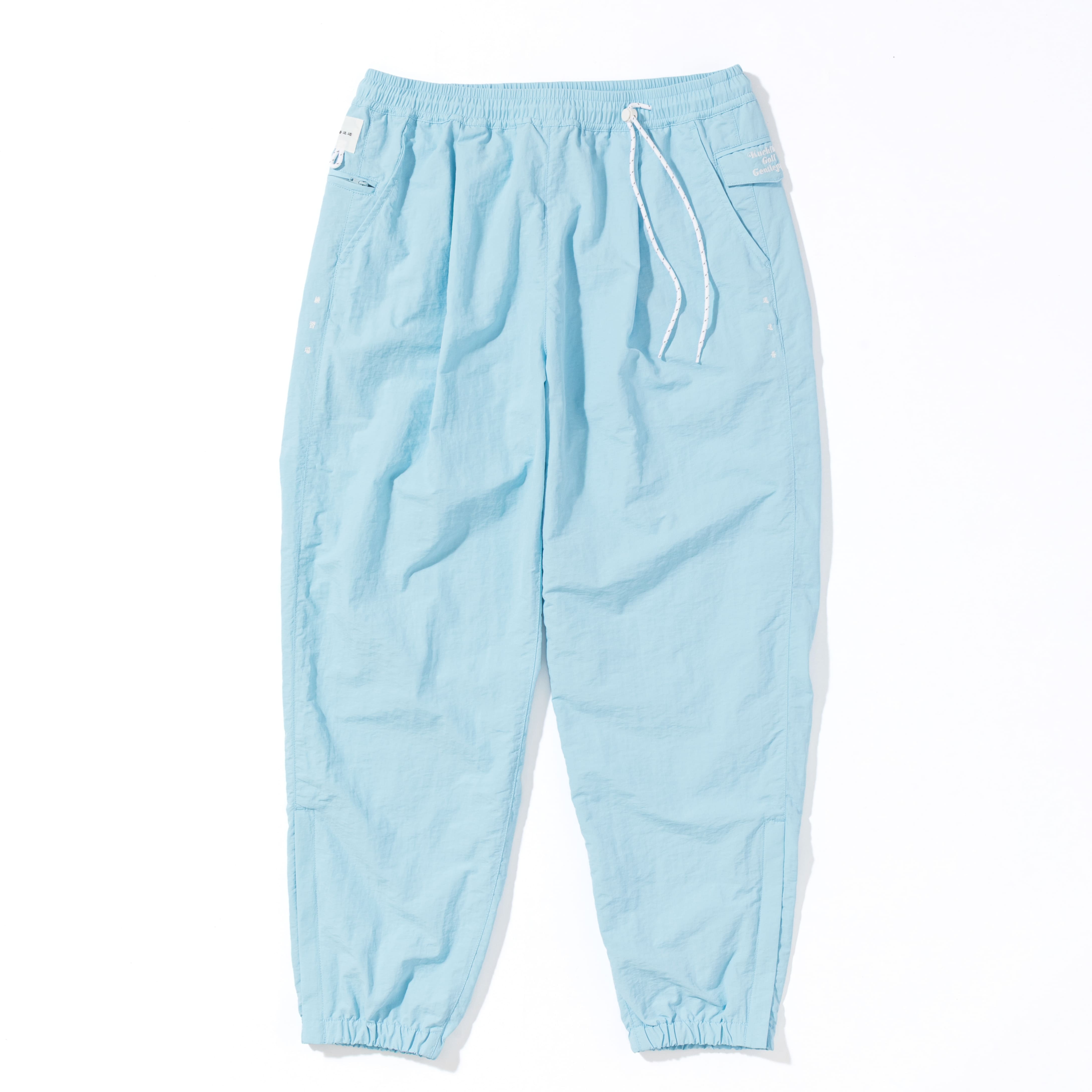 迷迭香× Kuchibue Golf Gentleman NYLON HARVEST TRAINER パンツ スカイブルー【GO/LOOK!限定販売】