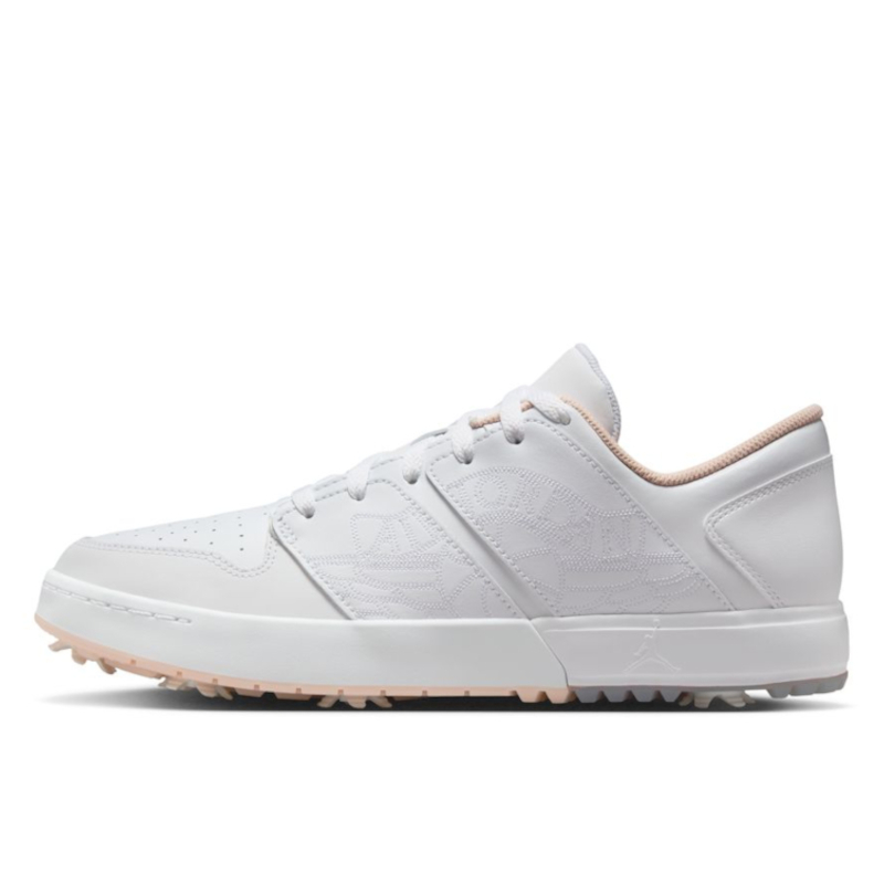 NIKE JORDAN NU RETRO 1 LOW G □ ホワイト×コーラル