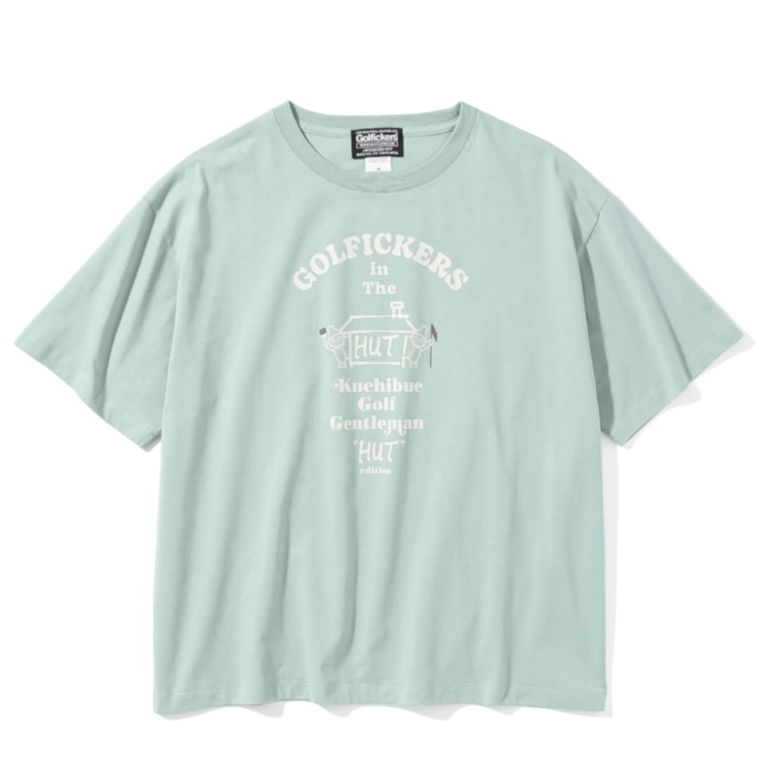 Golfickers×Kuchibue Golf Gentleman “HUT” edition Tシャツ グリーン【GO/LOOK!限定販売】