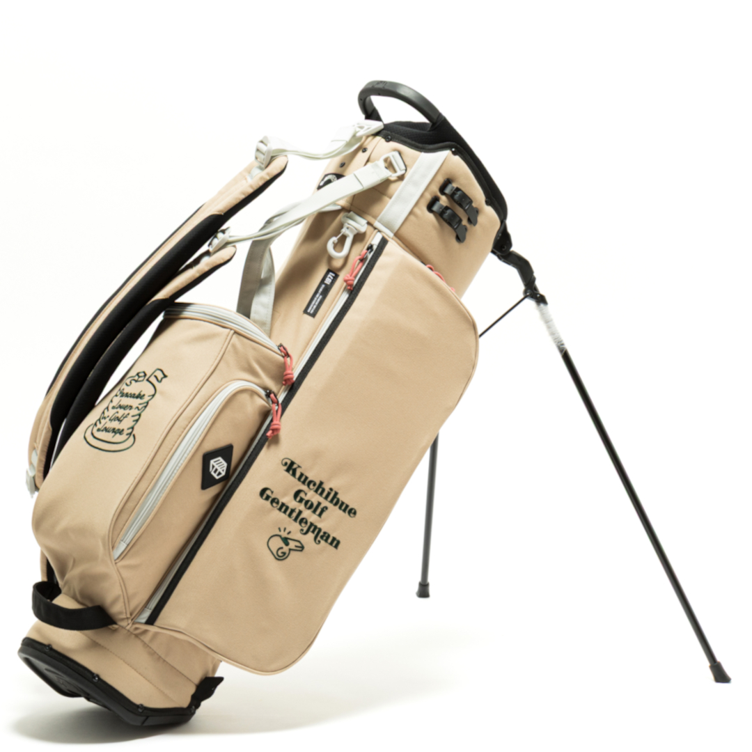 JONES×Kuchibue Golf Gentleman Trouper 刺繍キャディバッグ □ “Fescue”【GO/LOOK!限定販売】