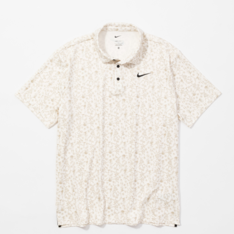 NIKE Dri-FIT TOUR POA PRINT ポロ / アイボリー