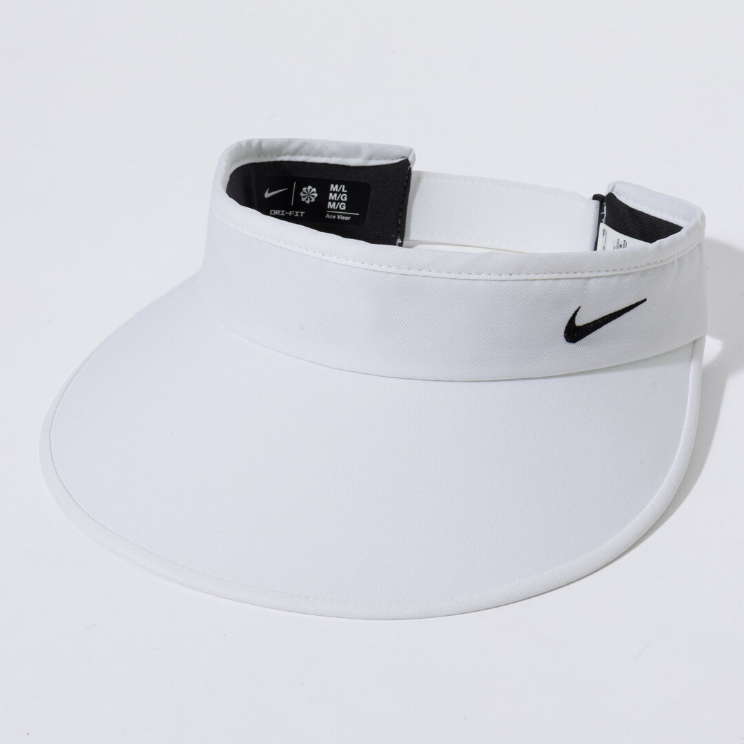 NIKE エース Dri-FIT ゴルフバイザー 斜め前からの全体像