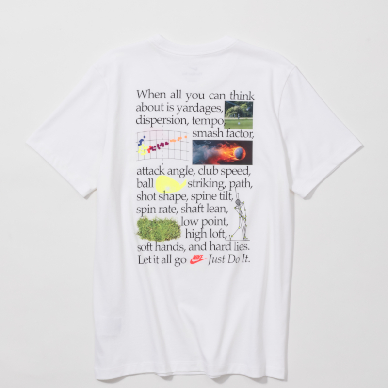 NIKE GOLF バックプリントTシャツ ホワイト