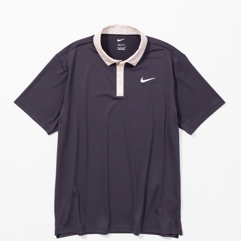 NIKE TOUR DriFit CONTRAST POLO パープル / ツアードライフィットコントラストポロ