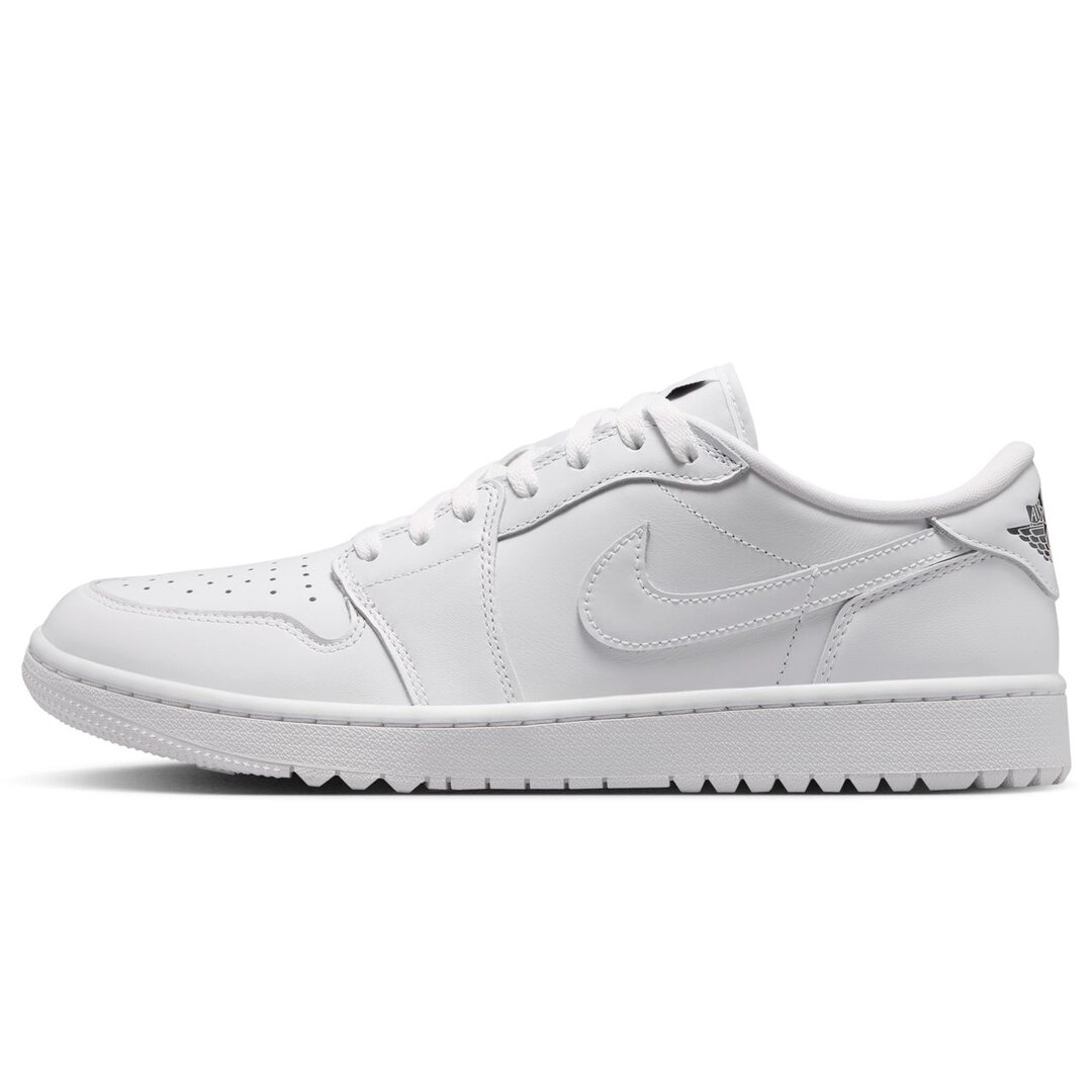 NIKE エアジョーダン 1 LOW G □ ホワイト/オブシディアン