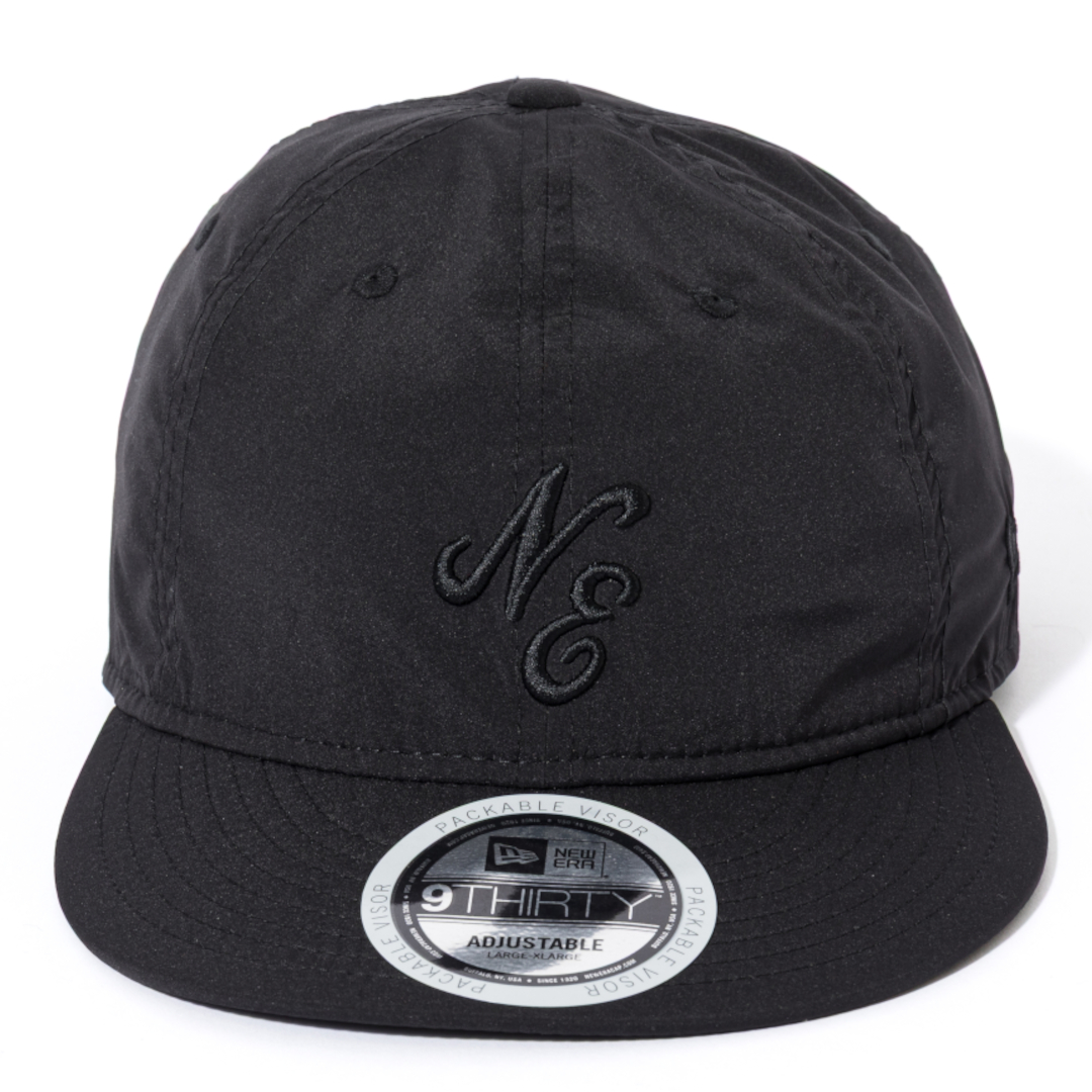 NEWERA 9THIRTY サンシェード SOLOTEX x ECOPET ロゴキャップ ブラック
