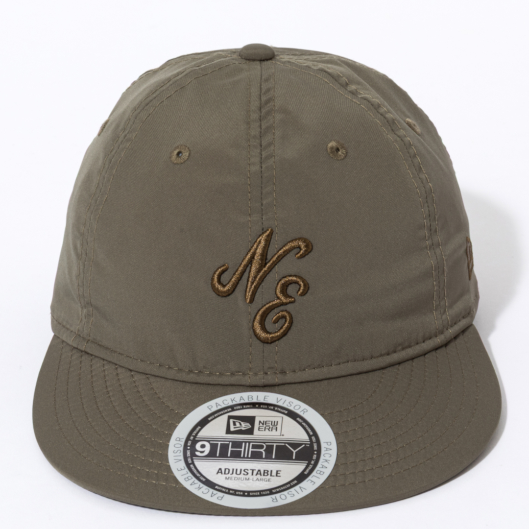 NEWERA 9THIRTY サンシェード SOLOTEX x ECOPET ロゴキャップ カーキ