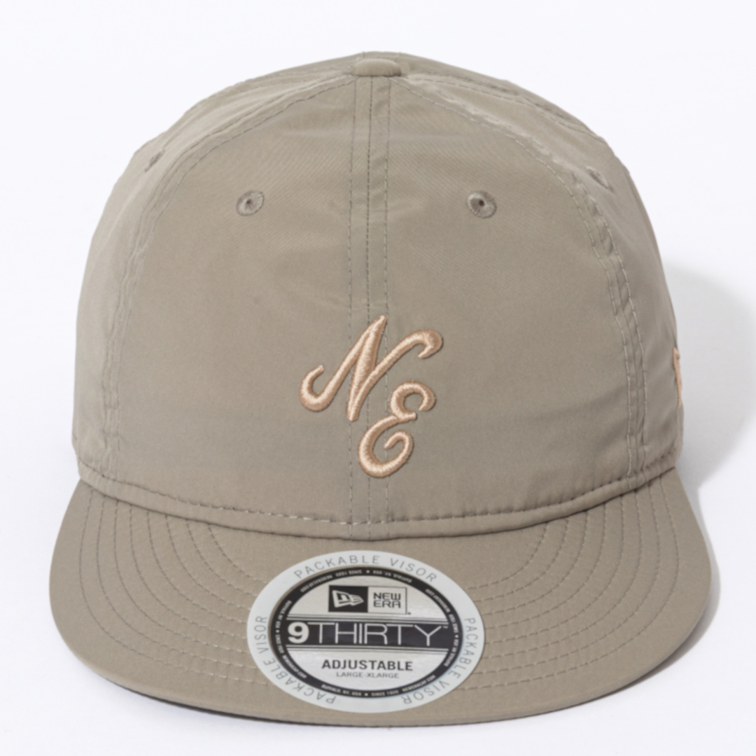 NEWERA 9THIRTY サンシェード SOLOTEX x ECOPET ロゴキャップ ベージュ