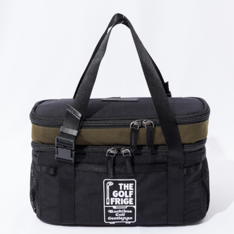 Kuchibue Golf Gentleman×master-piece クーラーカートバッグ □ブラック【GO/LOOK!限定販売】