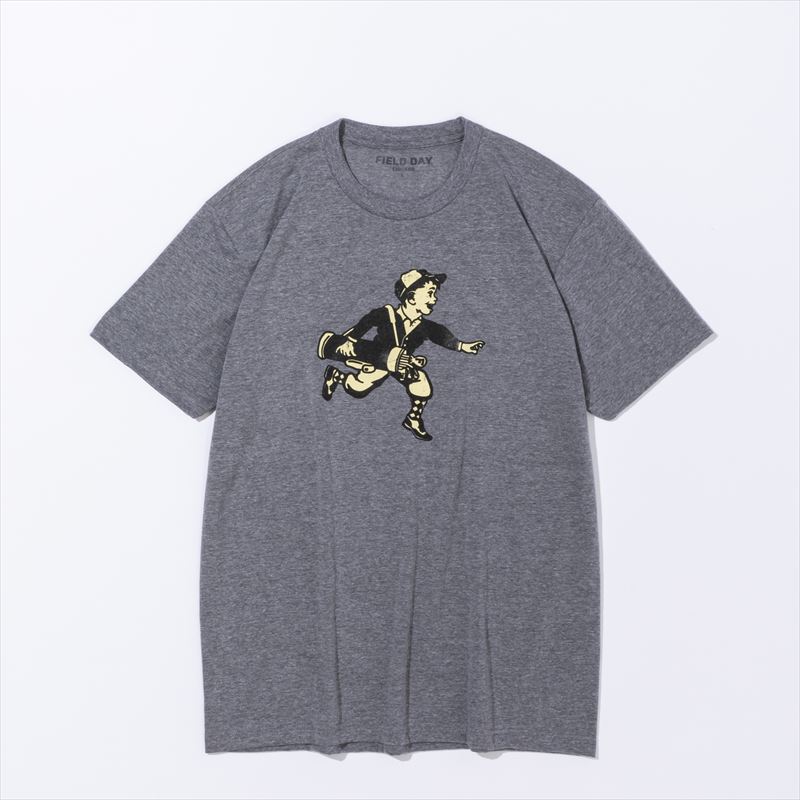FIELD DAY RUNBOY GOLF TEE GREY HEATHER