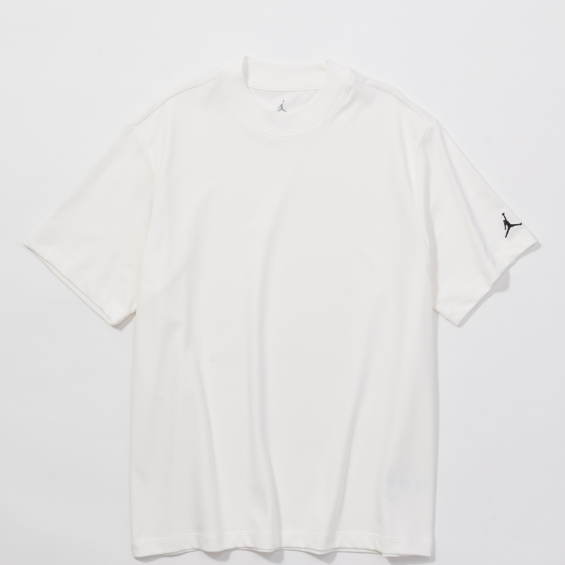 JORDAN BRAND Dri-FIT モックネック ゴルフトップ ベージュ