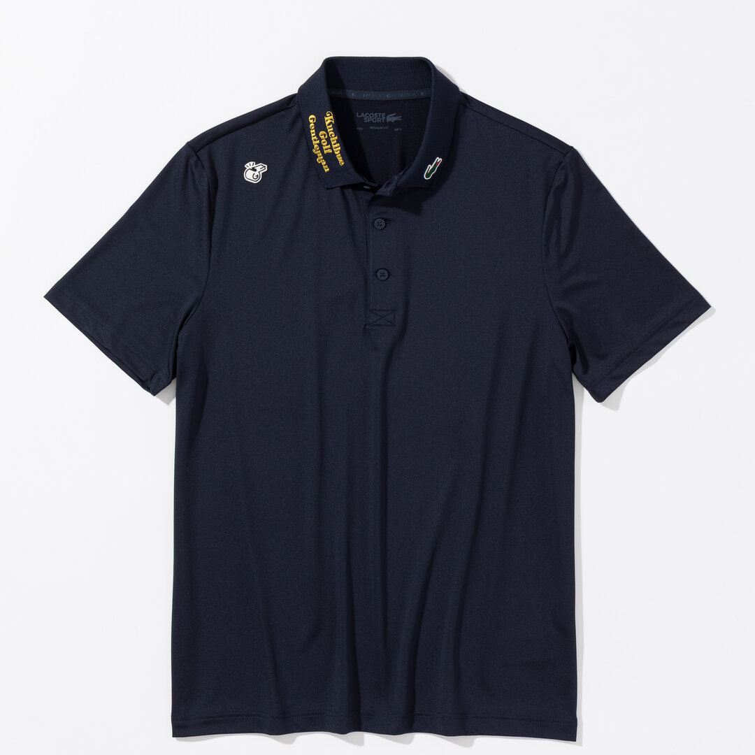 【GO/LOOK!限定販売】LACOSTE×Kuchibue Golf Gentleman カスタムポロシャツ ネイビー
