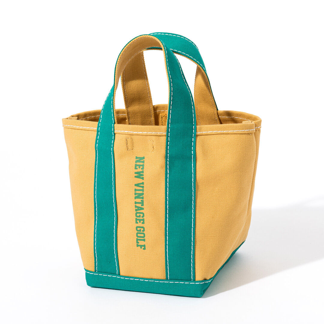 NEW VINTAGE GOLF Canvas Bag イエロー×グリーン