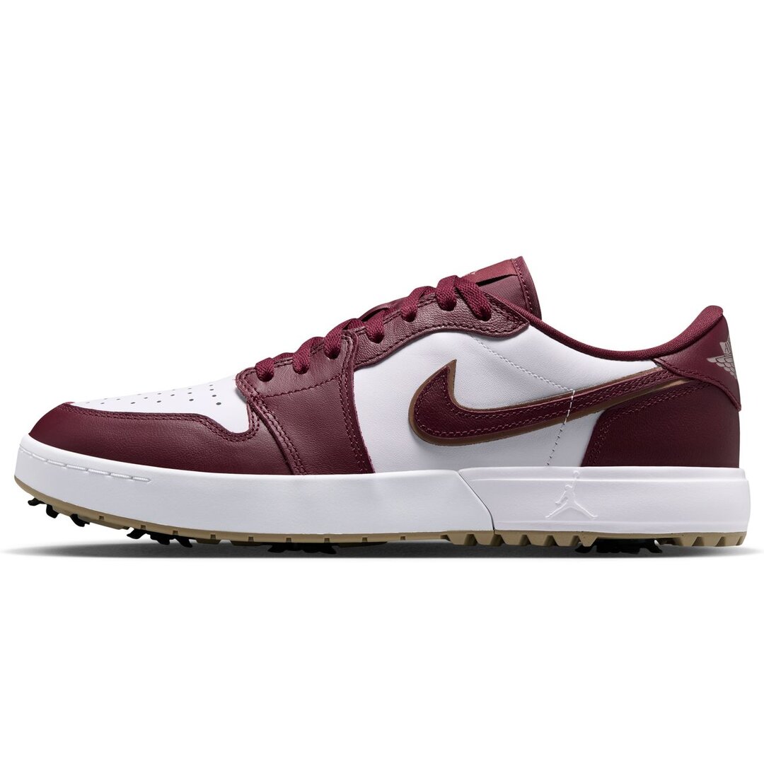 NIKE エアジョーダン 1 LOW G  (スパイク)  □ ホワイト×レッド