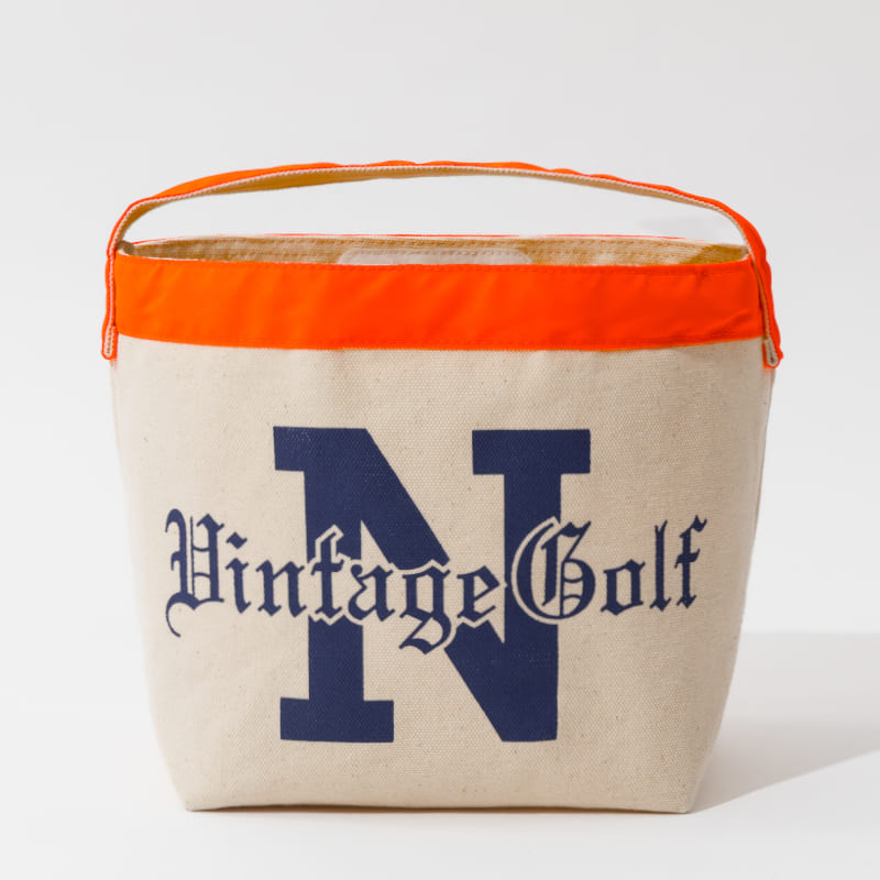 NEW VINTAGE GOLF Newspaper_CartBag ホワイト / ニュースペーパーカートバッグ