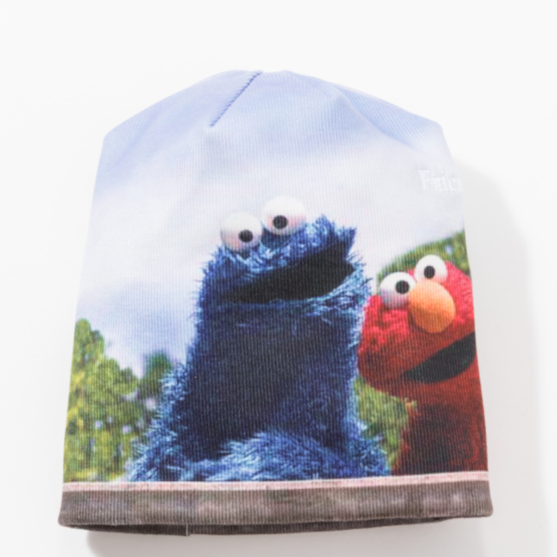 NEWERA SESAME STREET プリントベーシックビーニー