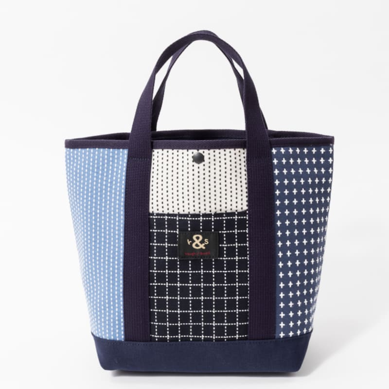 rough & swell SASHICO TOTE ネイビー / 刺し子トートバッグ