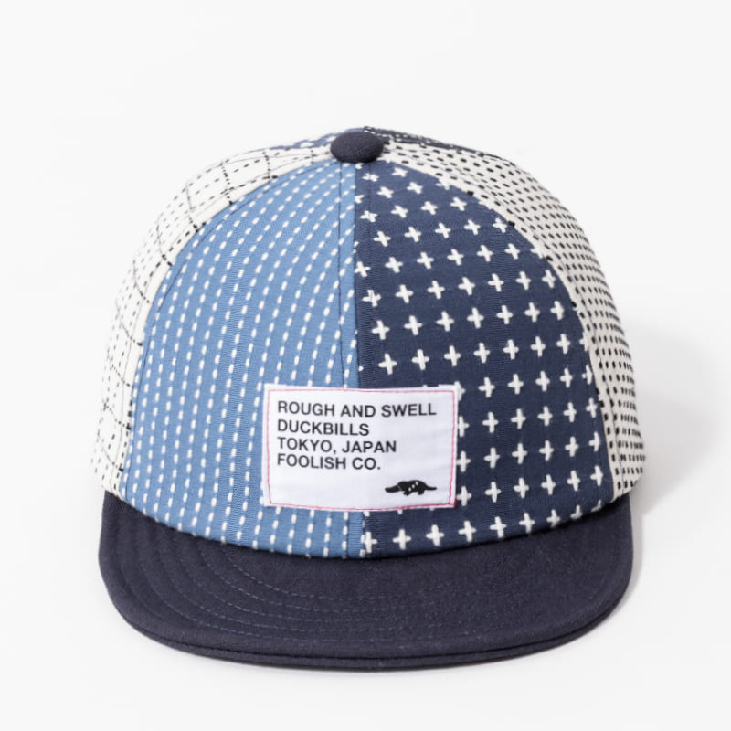 rough & swell SASHICO CAP CRAZY / 刺し子キャップ