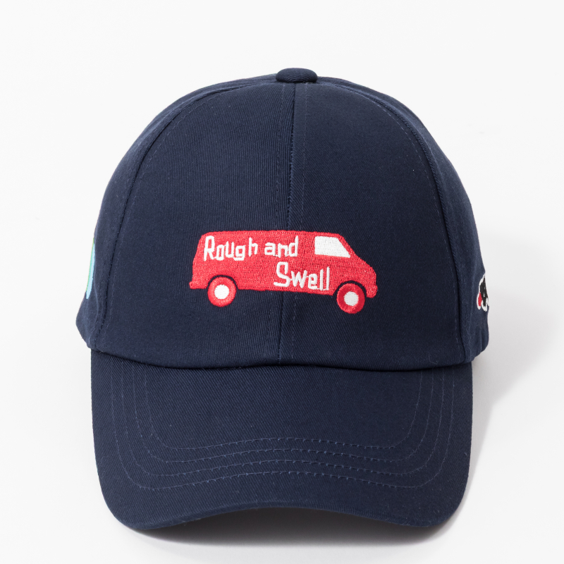 rough & swell RED BUS TOUR CAP ネイビー / レッド バスツアーキャップ