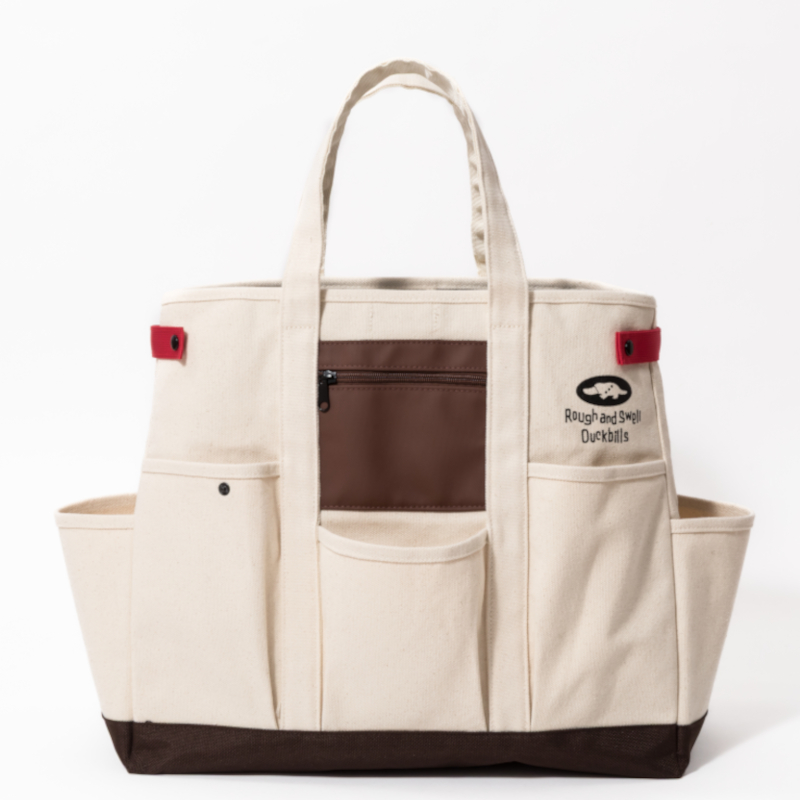 rough & swell RED TAPE TOTE アイボリー / レッドテープトート