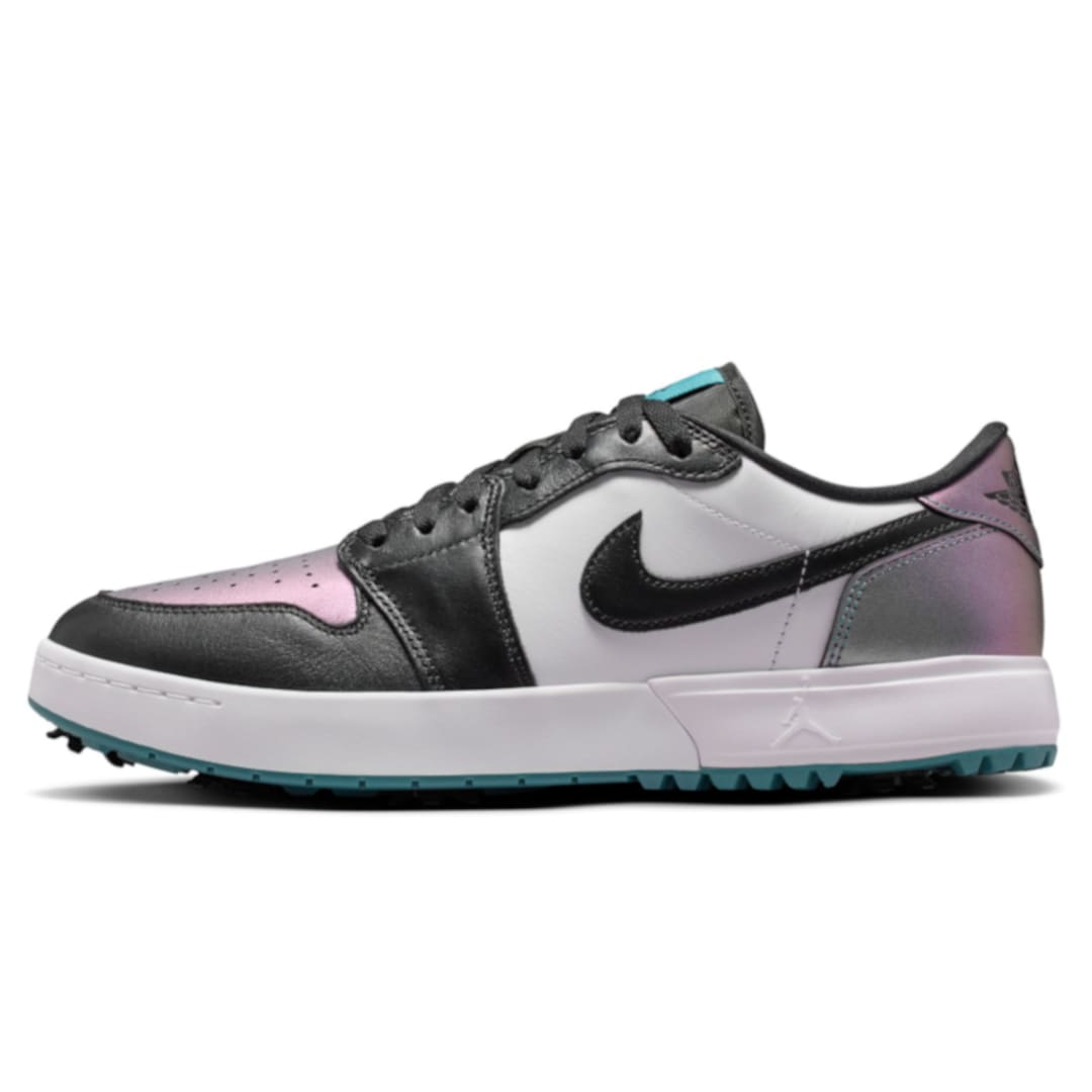 【小さいサイズ】NIKE エアジョーダン 1 LOW G  (スパイク)  □ ブラック/メタリック